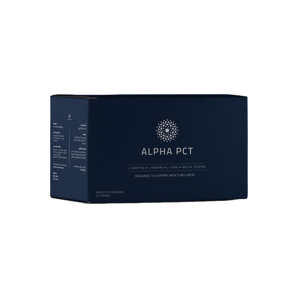 Alpha PCT men’s wellness sachets blueberry flavor