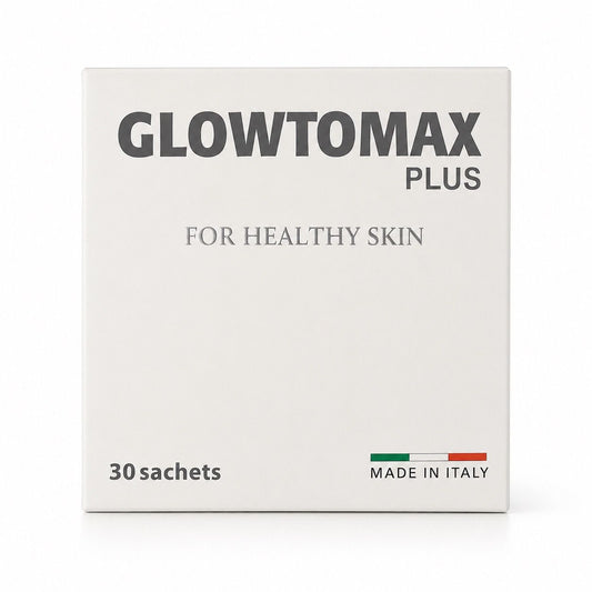 GLOWTOMAX PLUS Glutathione, Collagen & Hyaluronic Acid Skin Formula | 30 Sachets