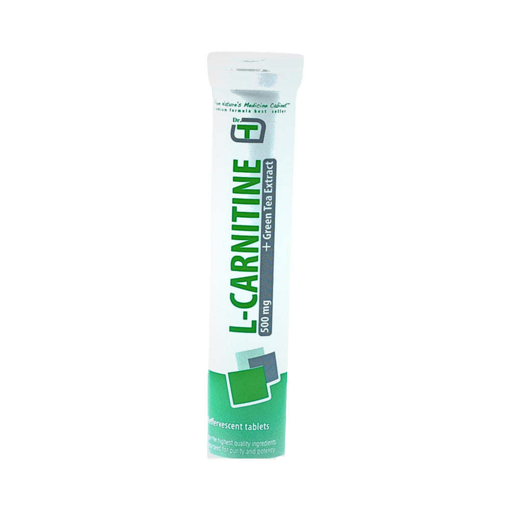 DR.T L-Carnitine 500 mg with Green Tea Extract | 20 Effervescent Table Vitadeal DR.T L-Carnitine 500 mg with Green Tea Extract | 20 Effervescent Table Vitadeal