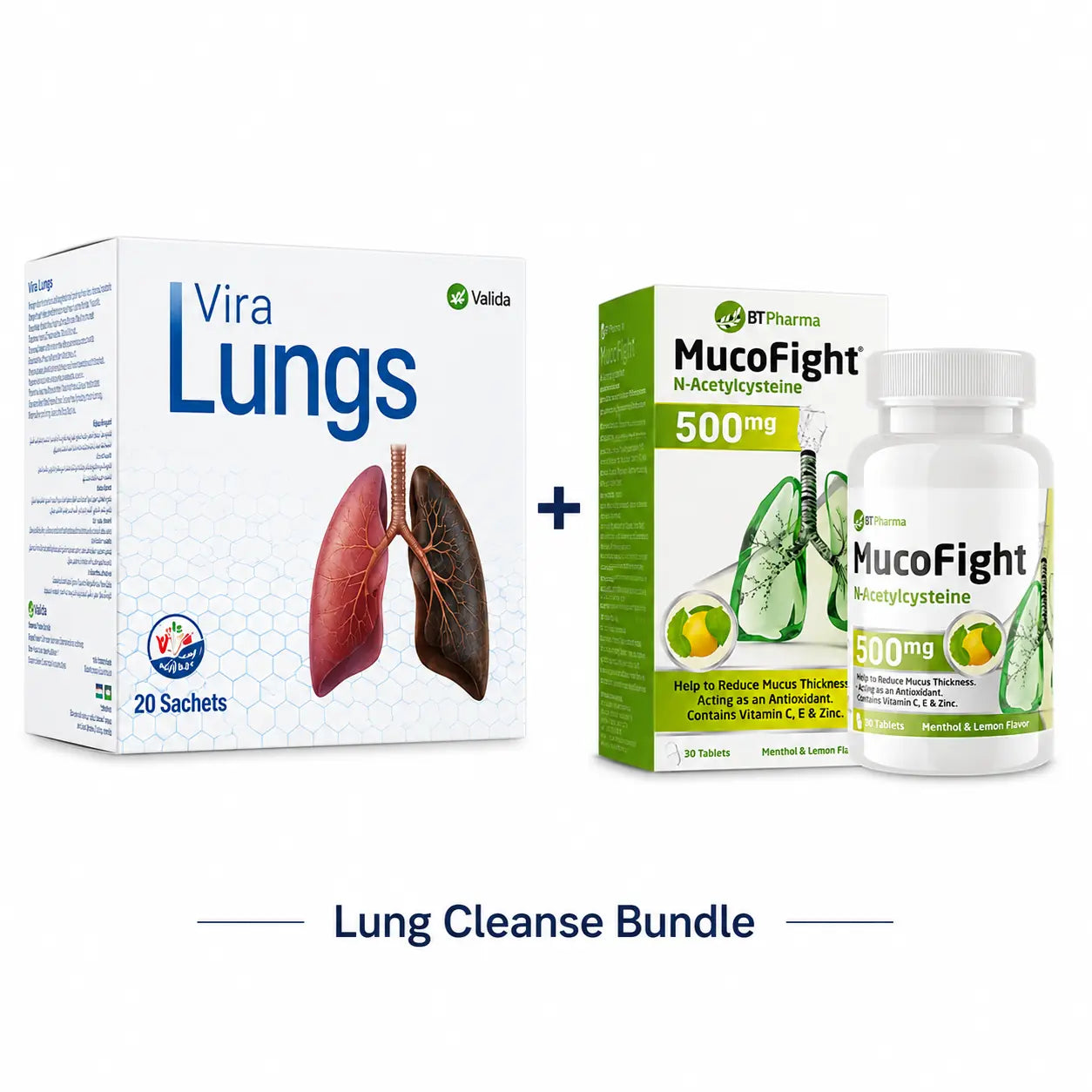 Lung Cleanse Bundle | Vira Lungs + MucoFight | Full Cleanse Bundle