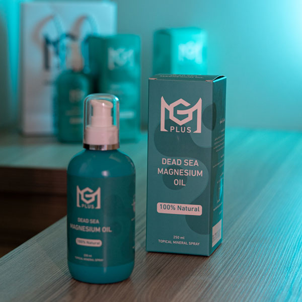 High-concentration magnesium oil from the Dead Sea with low bromine content