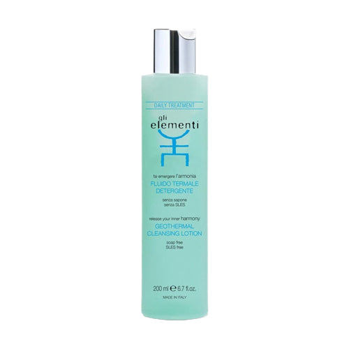 Gli Elementi Geothermal Cleansing Lotion 200ml – gentle daily cleanser for all skin types