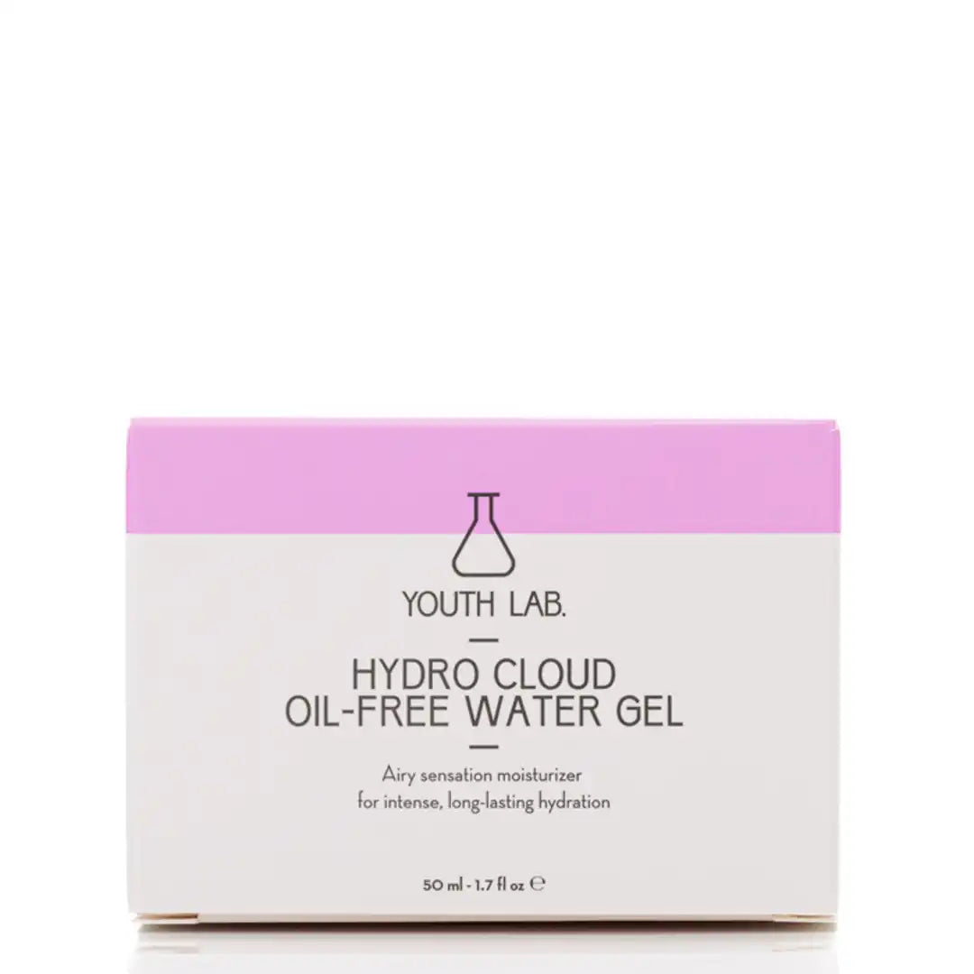 Youth Lab Hydro Cloud oil free water gel 50 ml lightweight moisturizer intense hydration oil free face cream box