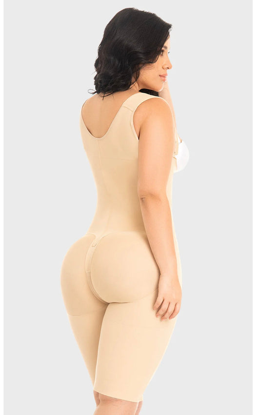 F0879 M&D First Stage Knee length covered back , post surgical recover Body Shaper BBL