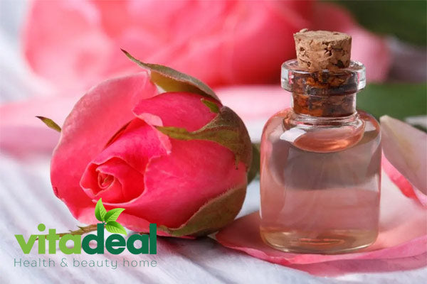 Bulgarian Rose extract in skincare cream for hydrated, radiant, and calm skin