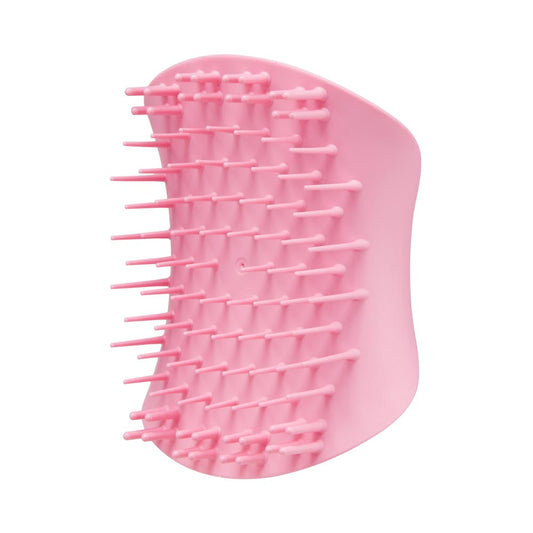 Tangle Teezer Scalp Exfoliator & Massager in Pretty Pink for smoother hair and improved scalp health.