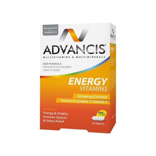 Advancis Energy Vitamins with Ginseng | 30 Tab