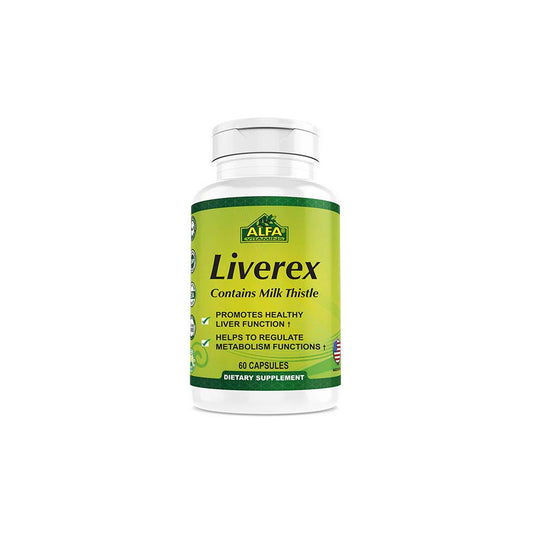 Alfa Liverex with Milk Thistle | 60 Capsules