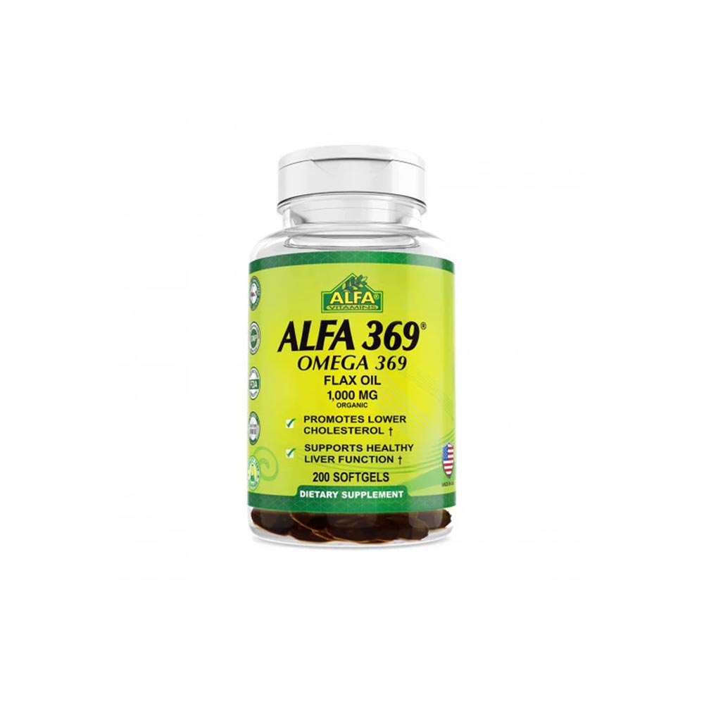 Alfa Omega 369 | Organic Flax oil | 60 Capsules