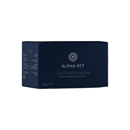 Alpha PCT men’s wellness sachets blueberry flavor