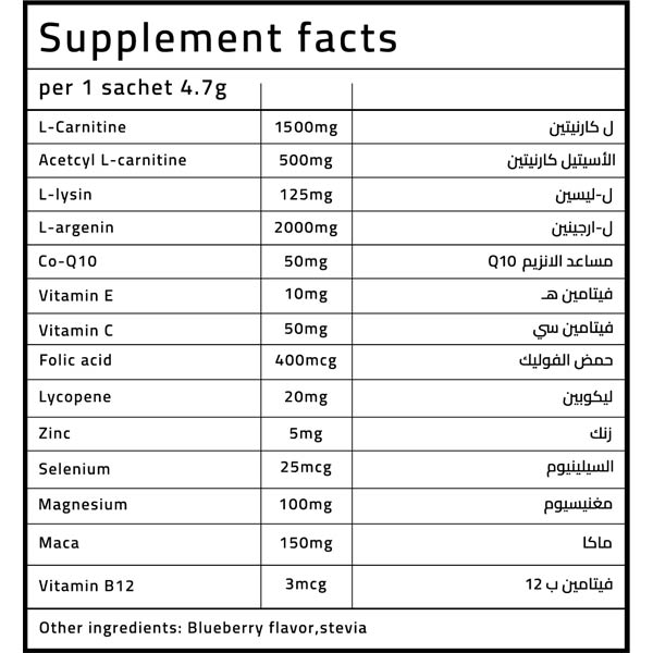 Men’s performance & reproductive support supplement