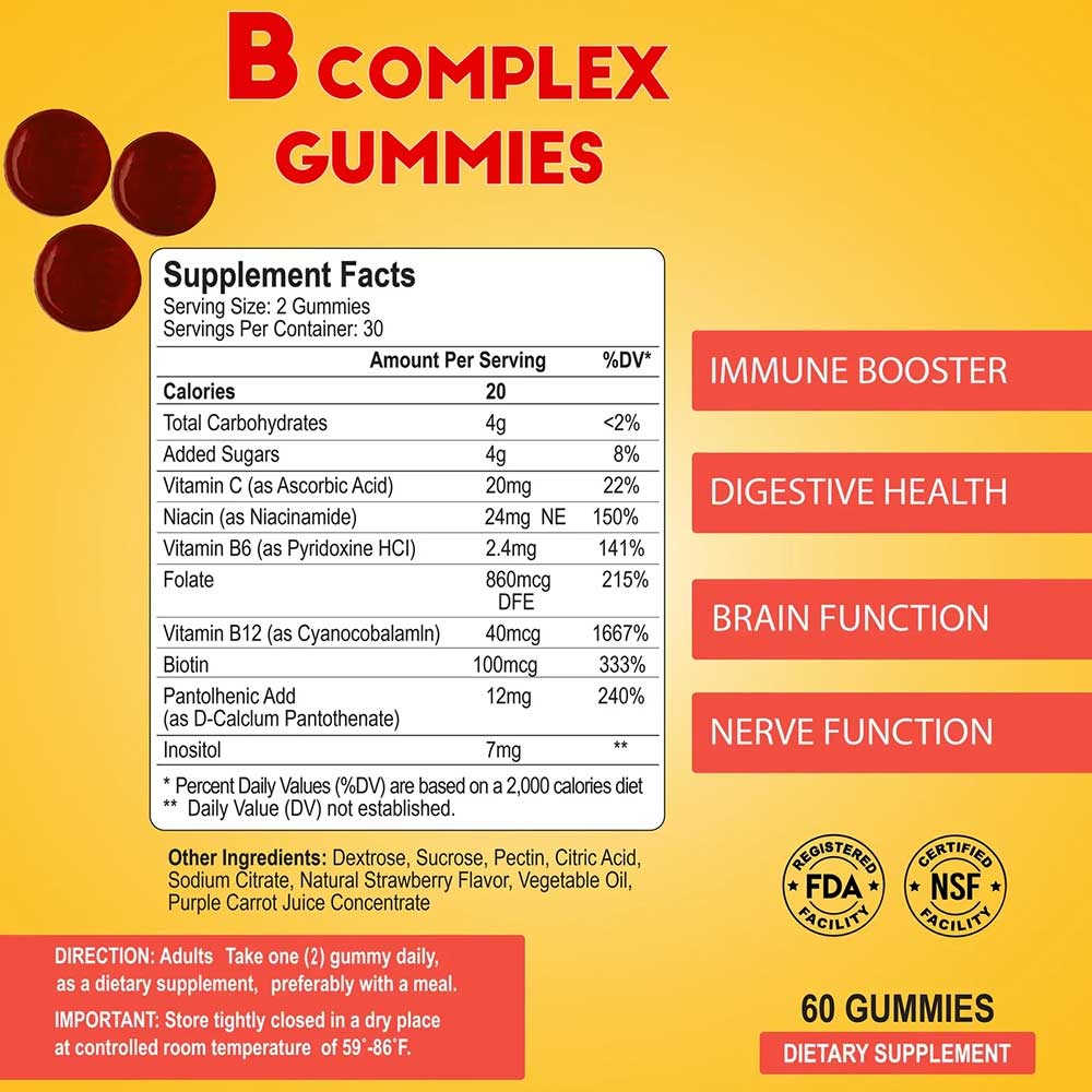 Alfa B Complex Gummies | 60 Gummies