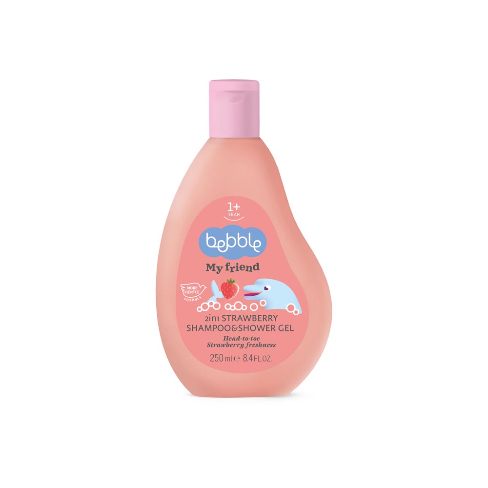 Bebble 2in1 Strawberry Shampoo & Shower Gel