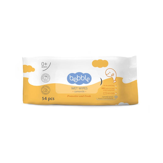 Bebble Wet Wipes Camomile 54 Pcs