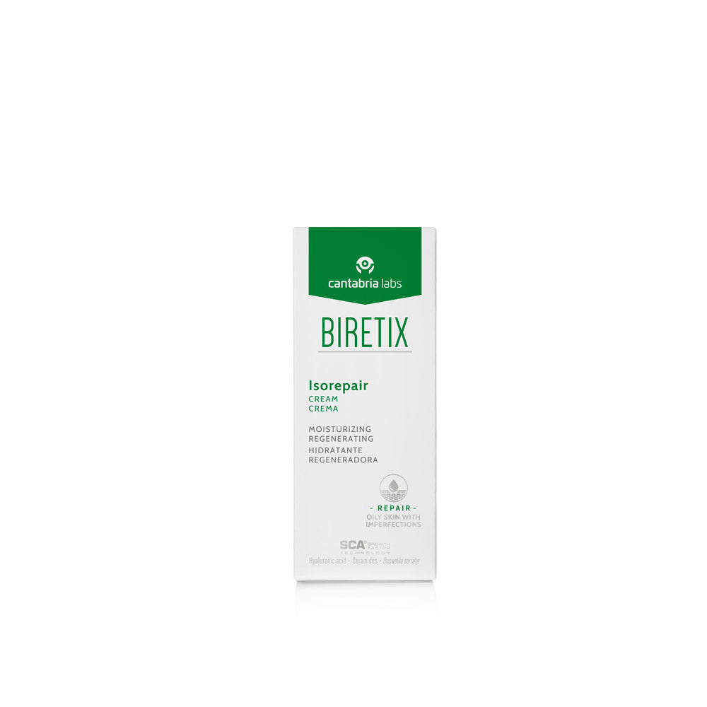 Biretix Isorepair Cream 50ml, moisturizing and soothing cream for retinoid-treated skin.