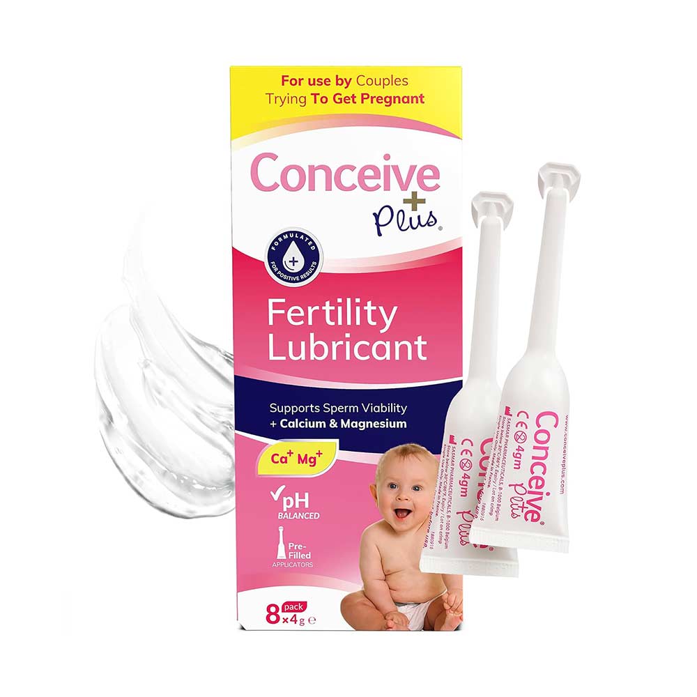 Conceive plus fertility Lubricant with calcium and magnesium ions, prefilled applicators.