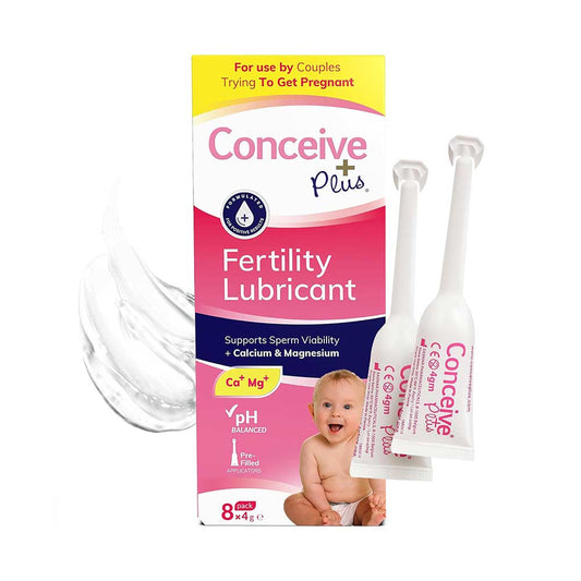 Conceive plus fertility Lubricant with calcium and magnesium ions, prefilled applicators.