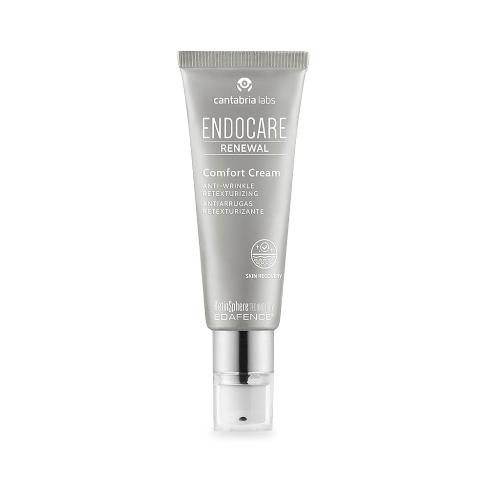 Endocare Renewal Comfort Cream in a 50ml jar, soothing and anti-aging formula for sensitive skin.