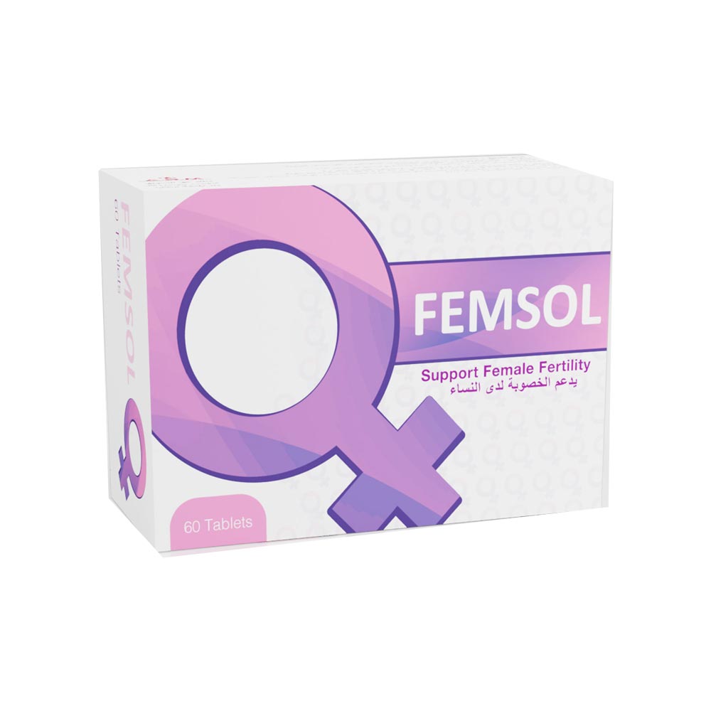 Femsol Female fertility support supplement.