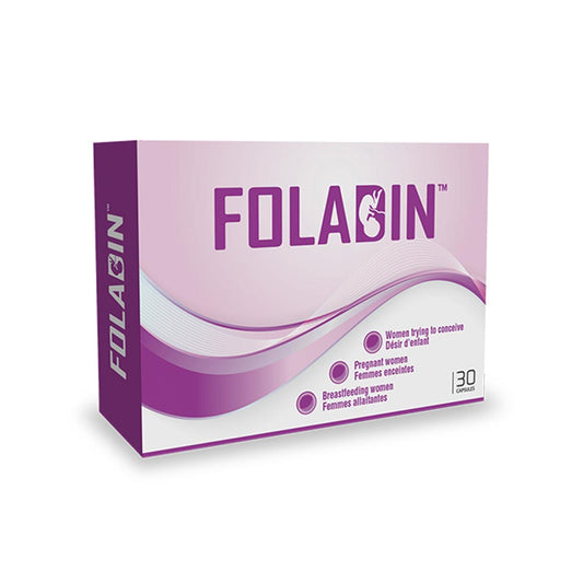 Foladin Supplement for pregnancy support 30 capsules.