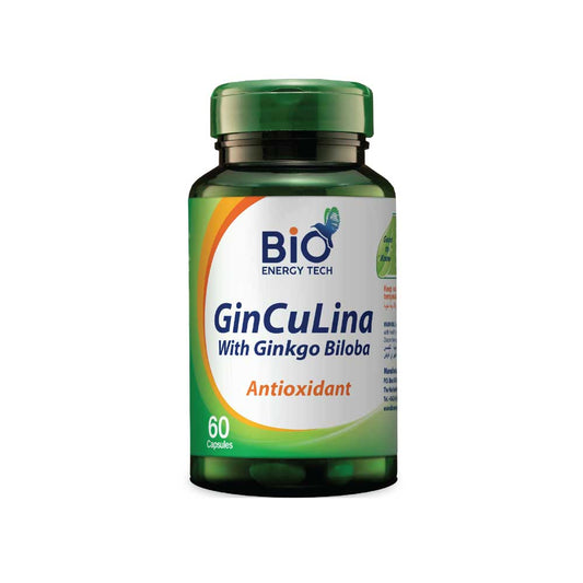 Bio GinCuLina with Ginkgo Biloba | 60 Capsules