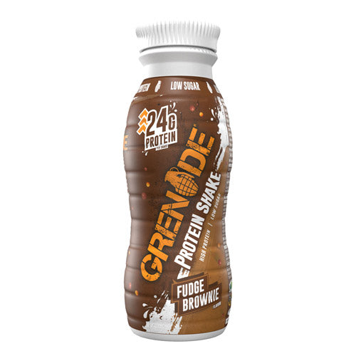 Grenade Fudge Brownie Protein Shake 8-pack, 330ml bottles with 24g protein and only 198 calories each.