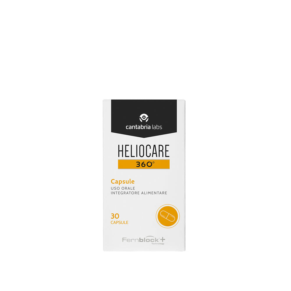 Heliocare 360 Oral Capsules external box.