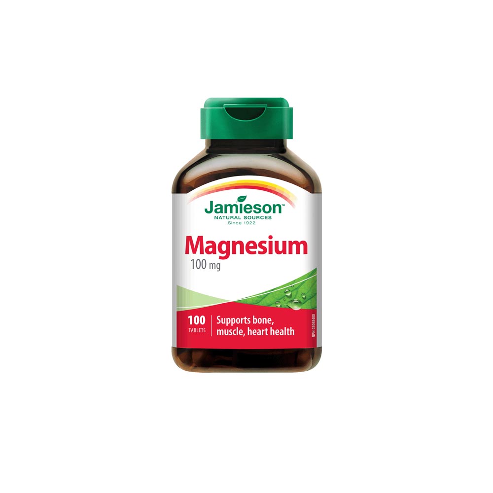 Jamieson Magnesium 100 mg |100 Tablets