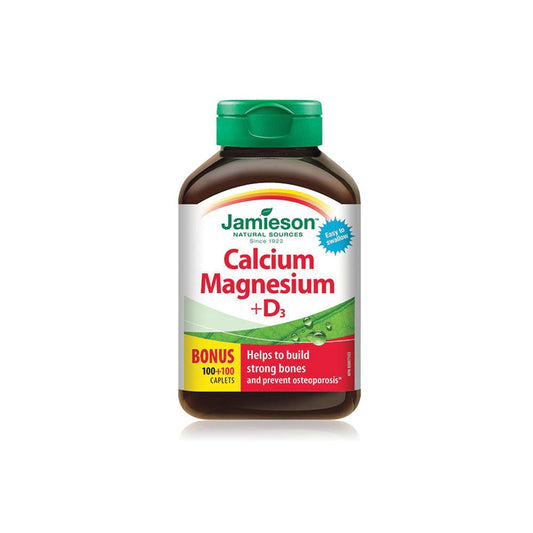 Jamieson Calcium Magnesium With Vitamin D3 | 200 Capsule