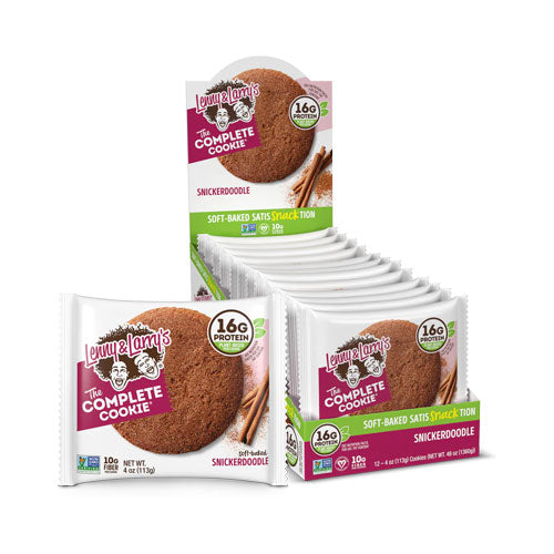 Lenny & Larry`s Complete Cookie | Snickerdoodle | (4 oz/113g)/ 12 Piece Box