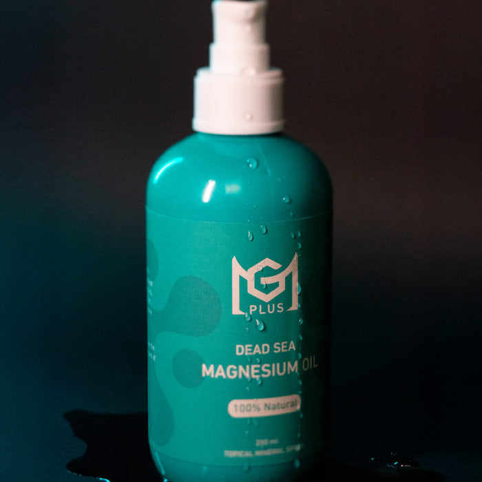 MG PLUS Dead Sea magnesium oil spray bottle 250 ml with 38.9% magnesium chloride