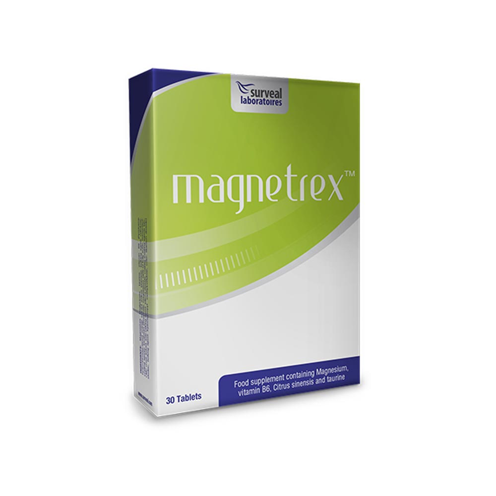 Magnetrex by surveal magnesium with vitamin B6 for stress 30 tablets.