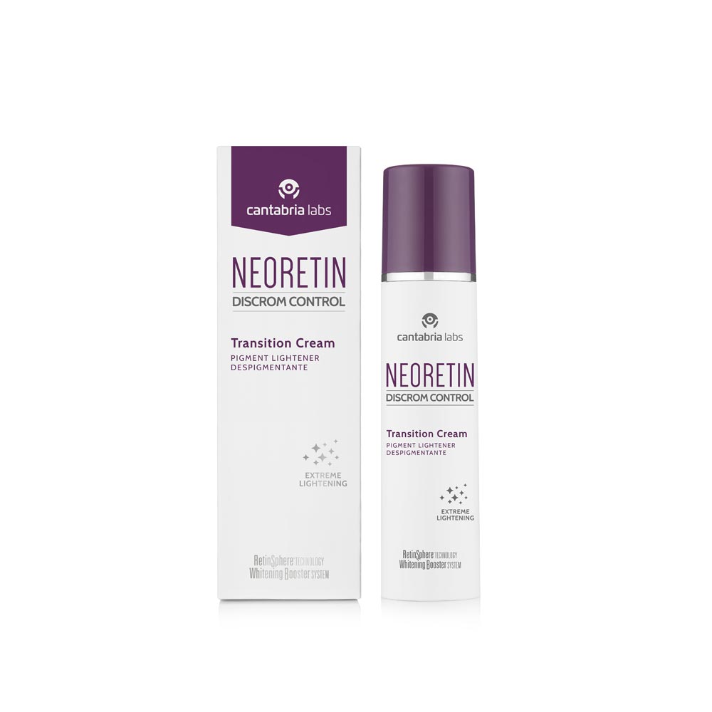 Neoretin Discrom Control Transition Cream 50ml, depigmenting maintenance cream with RetinSphere® Technology for even skin tone