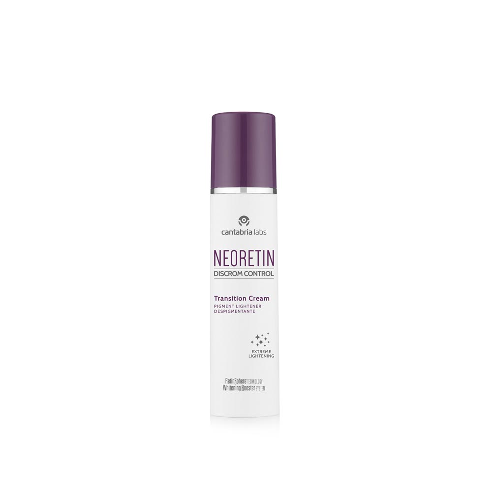 Neoretin Transition Cream with niacinamide, RetinSphere®, and EDAFENCE® for hyperpigmentation and sensitive skin care.