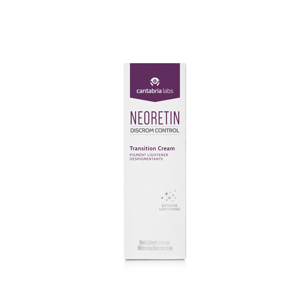 Neoretin Transition Cream, 50ml, hydrating depigmenting treatment with pollution protection and soothing properties.