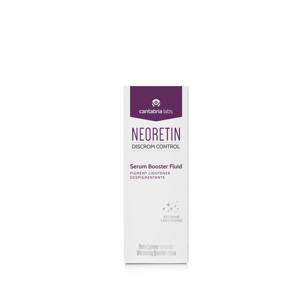 NEORETIN Serum Booster Fluid – fast-absorbing formula to reduce dark spots and improve skin texture.