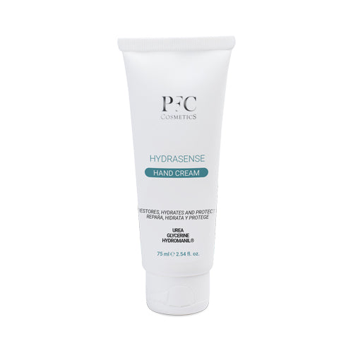 PFC Hydrasense Hand Cream 75ml – fast-absorbing, nourishing hand cream with Aloe Vera, Urea, and Hydromanil®