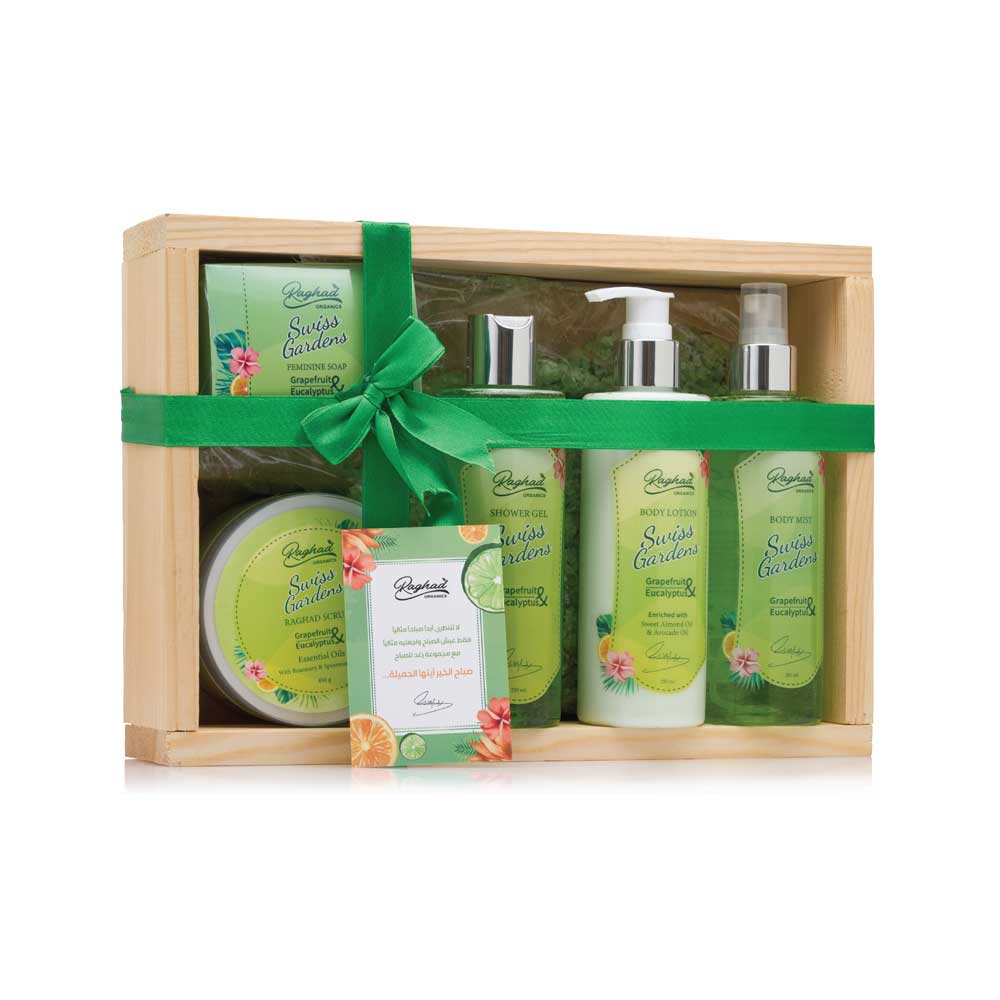 Raghad Organics Swiss Gardens Bath Package