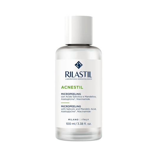 Rilastil  Acnestil Micropeeling 100 ml bottle.