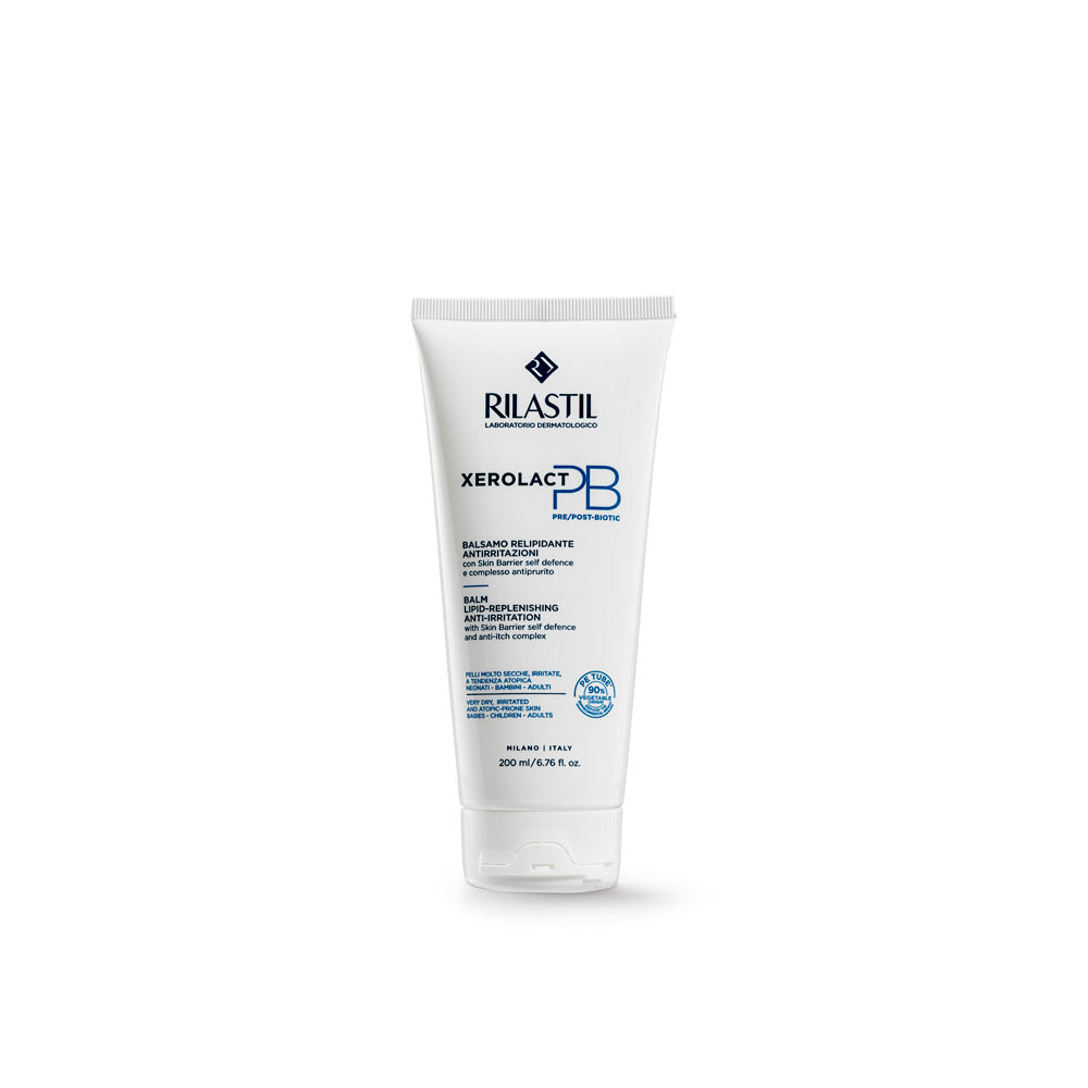 Rilastil Xerolact PB Balm | Face and Body Lipid-Replenishing Moisturizer