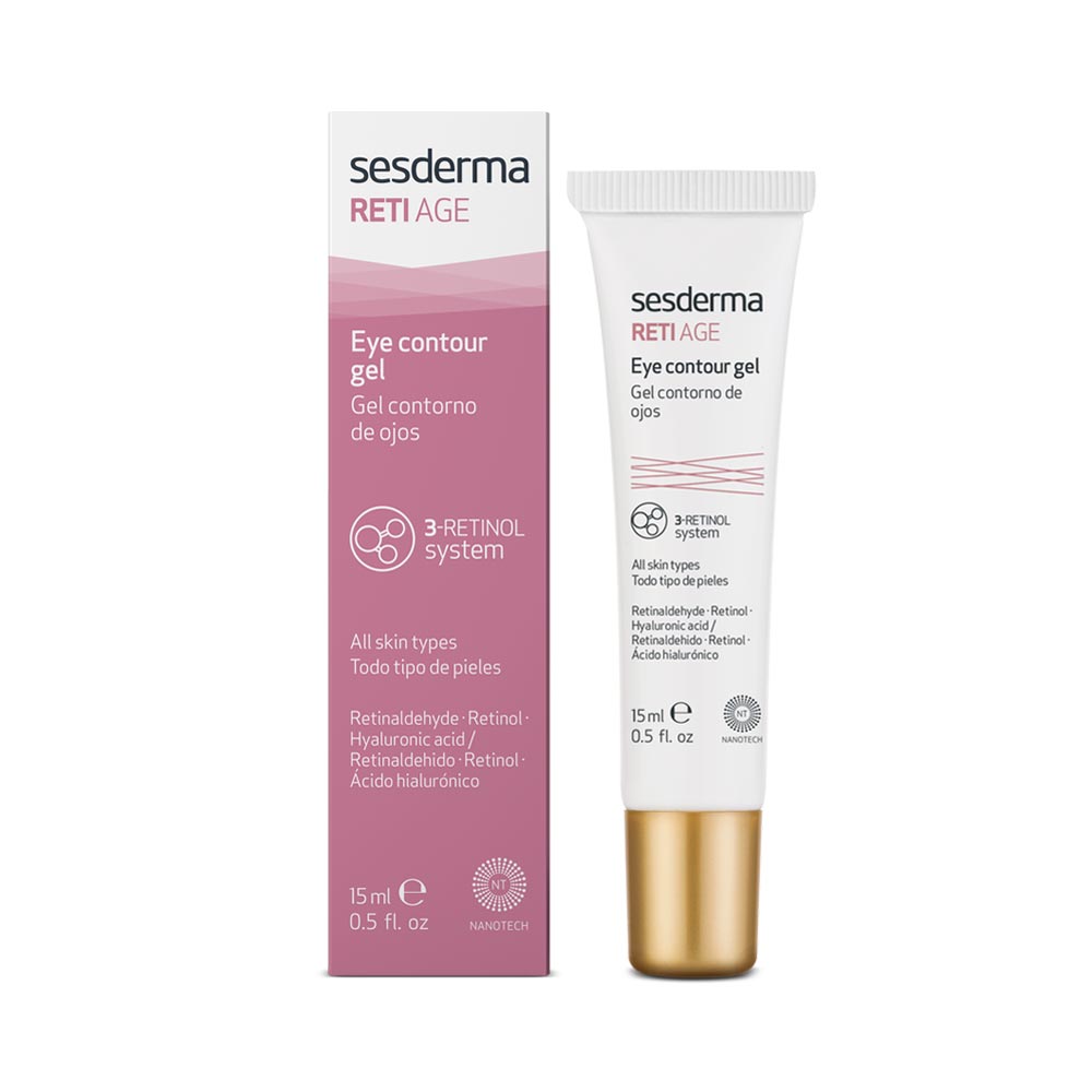 Sesderma RETI AGE Eye Cream – Triple Retinol system targets fine lines, crow's feet, and loss of elasticity around the eyes.