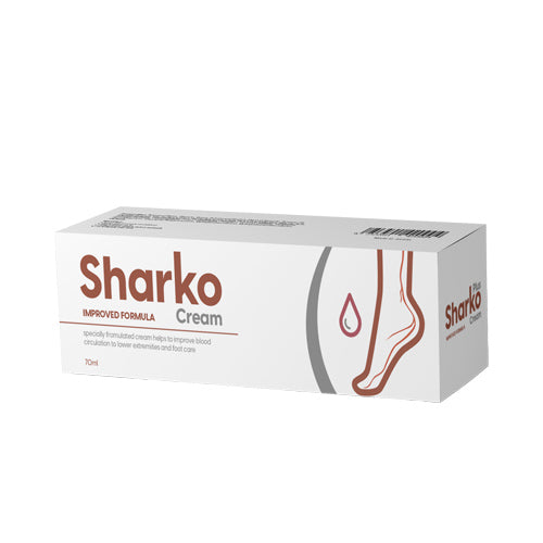 Sharko Cream for wound and burn healing with natural antimicrobial formula for rapid recovery.