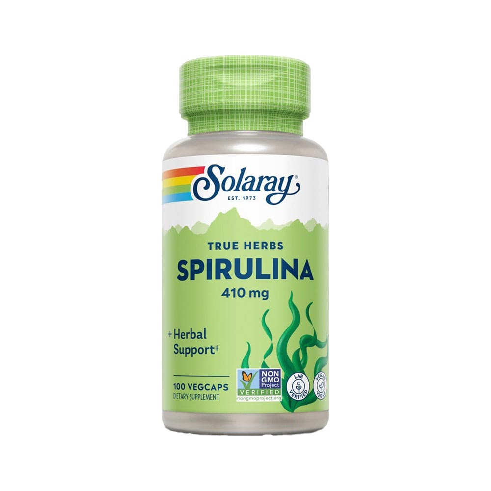 Solaray Spirulina Algae 410mg | 100 Vegcaps