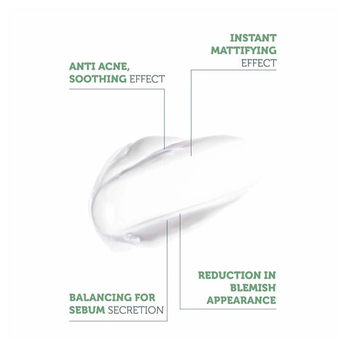 The Purest Solutions T-Zone Mattifying Acne Mask texture: smooth, creamy mask with a lightweight formula designed for oily and acne-prone skin