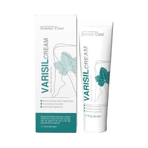 Varisil® Cream for varicose vein relief, reducing swelling, improving circulation, and soothing CVI symptoms.