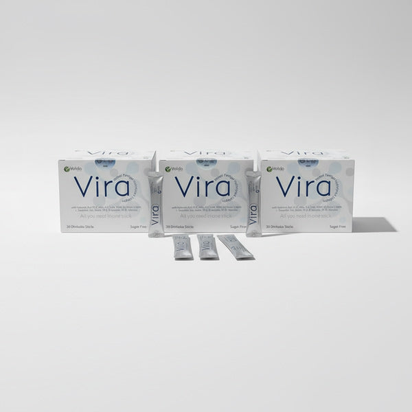 3-pack Vira Collagen bundle with free international shipping offer