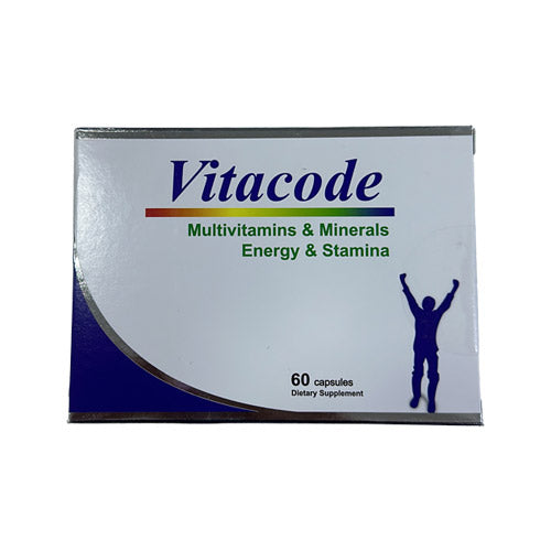 Vitacode Multivitamins & Minerals, 60 vegetable capsules with vitamins, minerals, ginseng, royal jelly, and lutein, made in the USA.