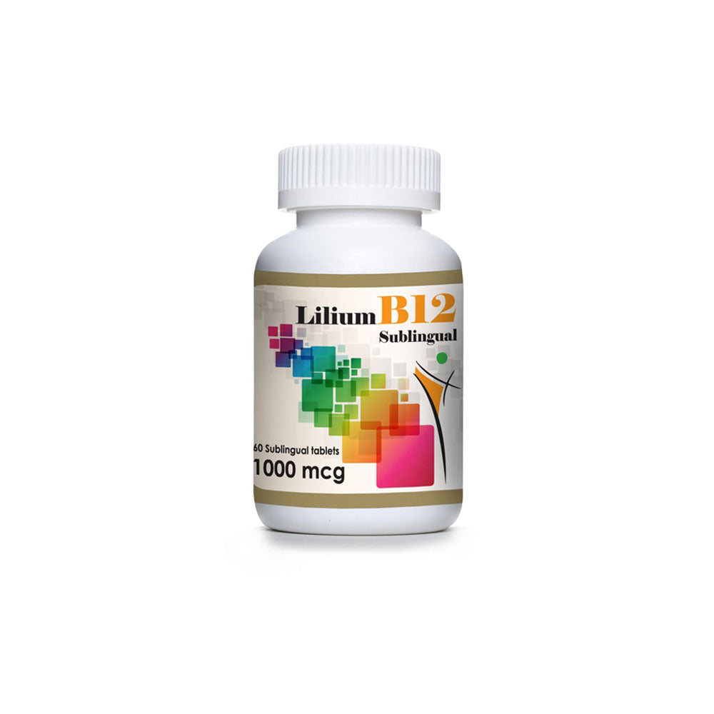 Lilium Vitamin B12 | 1000 mcg | 60 Sublingual Tab