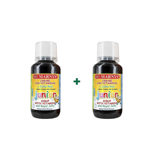 Royal Jelly Multivitamin Syrup for Kids in forest fruit flavor, with 12 essential vitamins for growth and immunity.