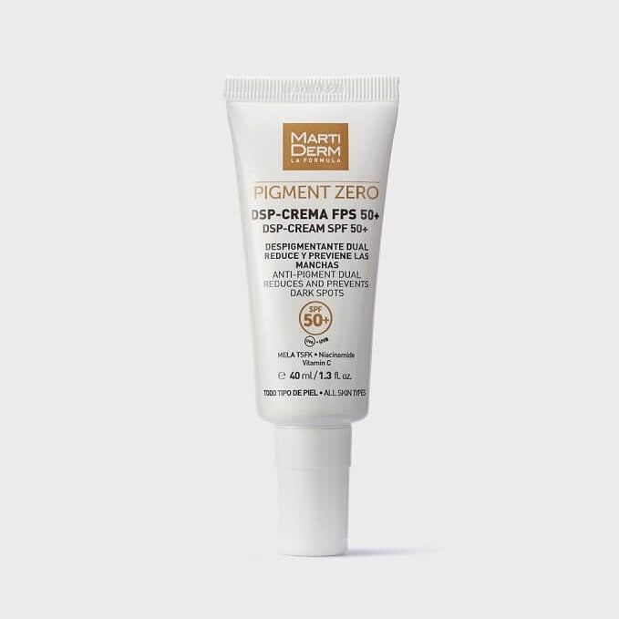Depigmenting sunscreen Martiderm DSP-Cream SPF 50+ hydrates and evens skin tone